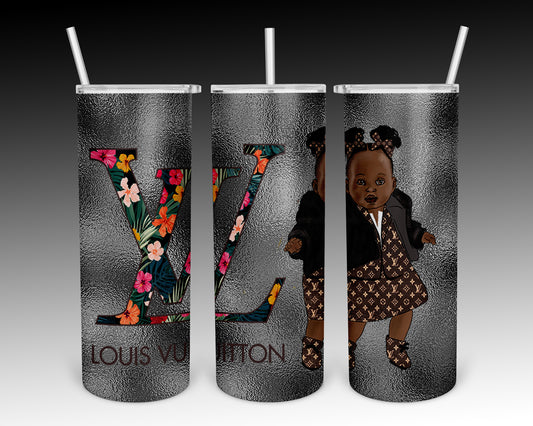 louis vuitton tumbler with lid and straw
